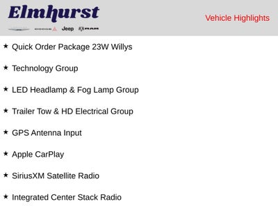 2021 Jeep Wrangler Unlimited Willys