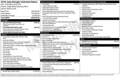 2018 Jeep Wrangler Unlimited Sahara