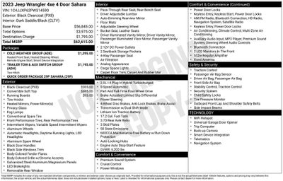 2023 Jeep Wrangler Sahara 4xe