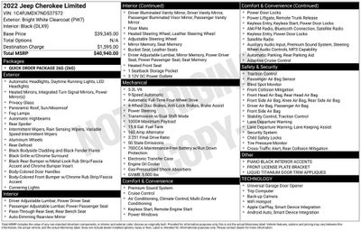 2022 Jeep Cherokee Limited