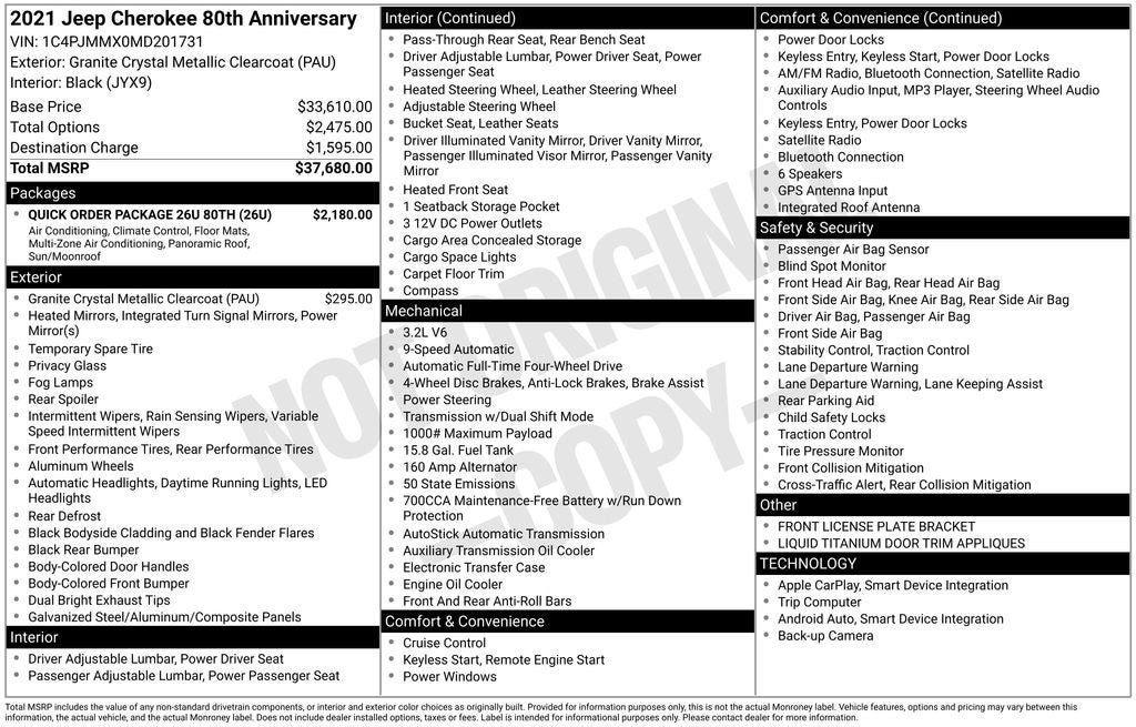 2021 Jeep Cherokee Latitude Lux