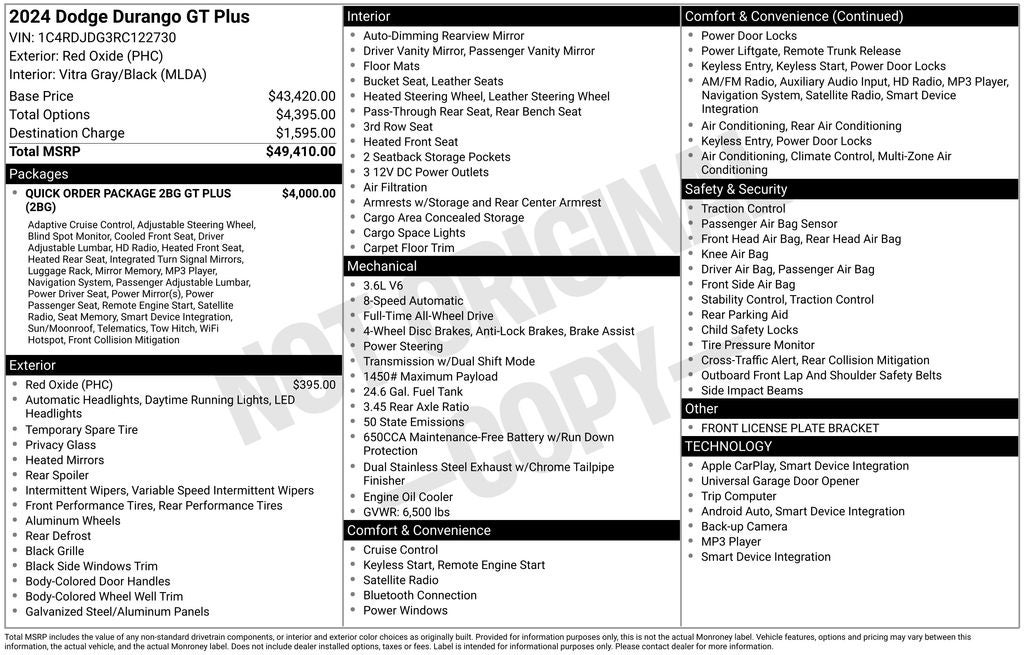 2024 Dodge Durango GT Plus