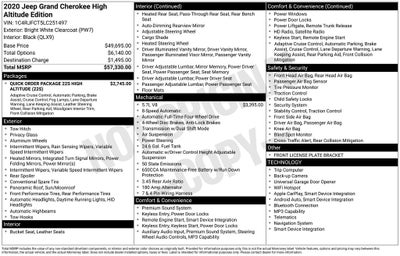 2020 Jeep Grand Cherokee High Altitude