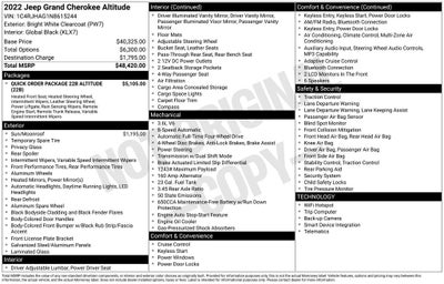 2022 Jeep Grand Cherokee Altitude