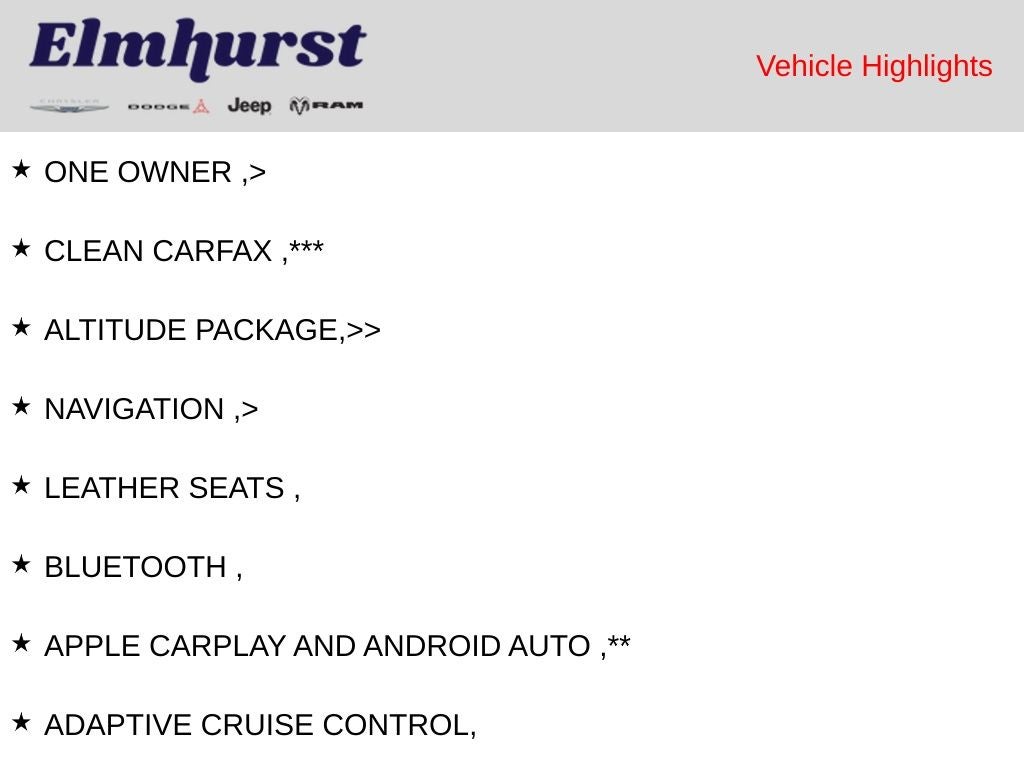 2025 Jeep Grand Cherokee Altitude