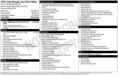 2025 Jeep Wrangler 4xe Willys 4xe