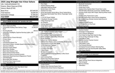 2025 Jeep Wrangler 4xe Sahara 4xe