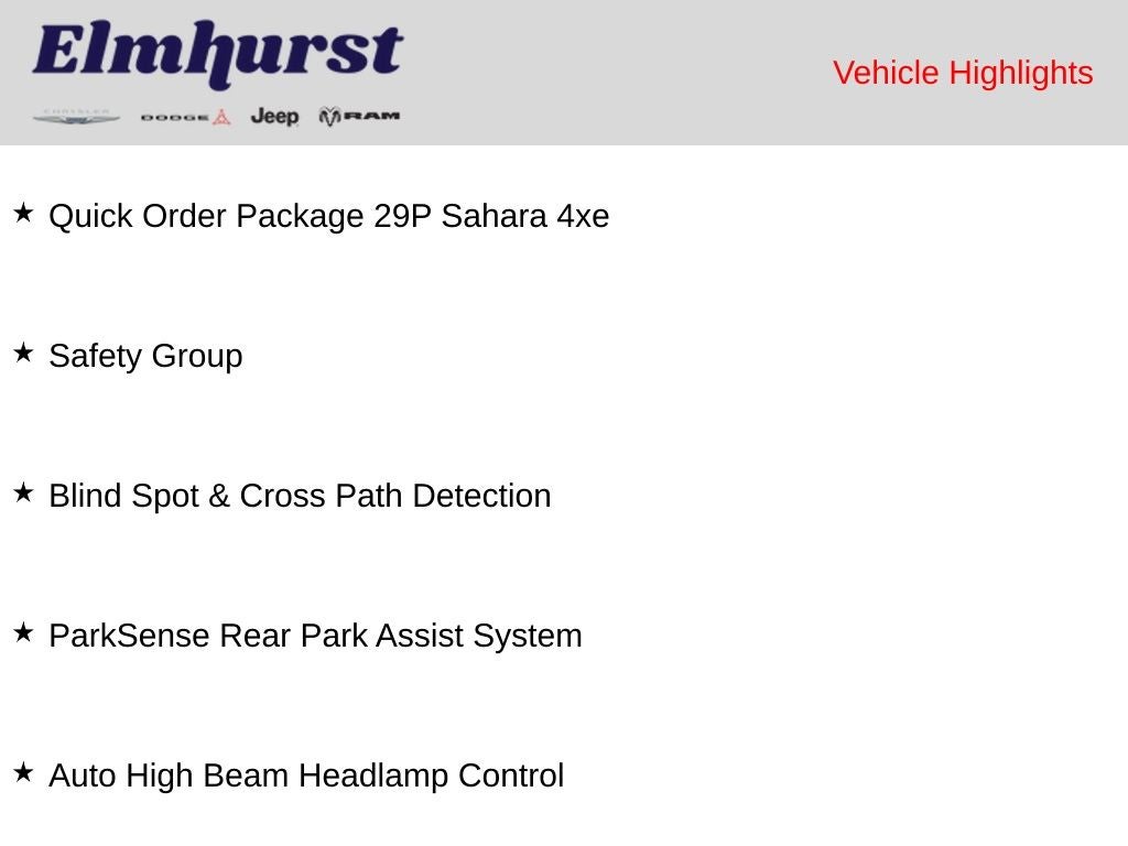 2025 Jeep Wrangler Sahara 4xe