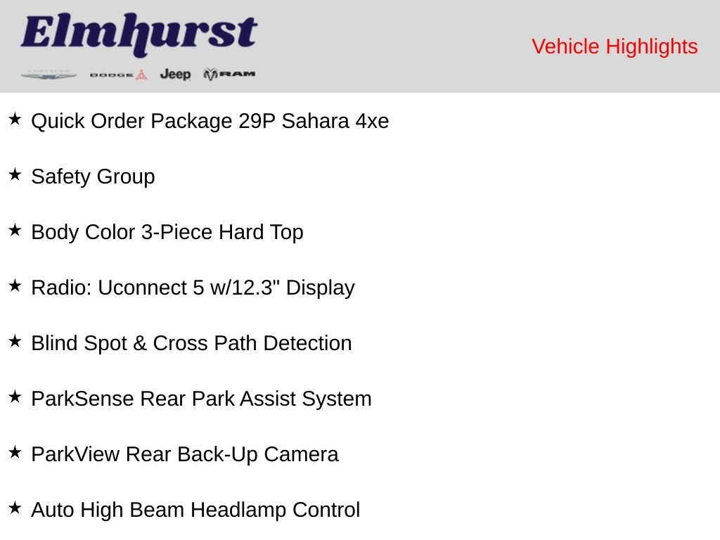 2025 Jeep Wrangler Sahara