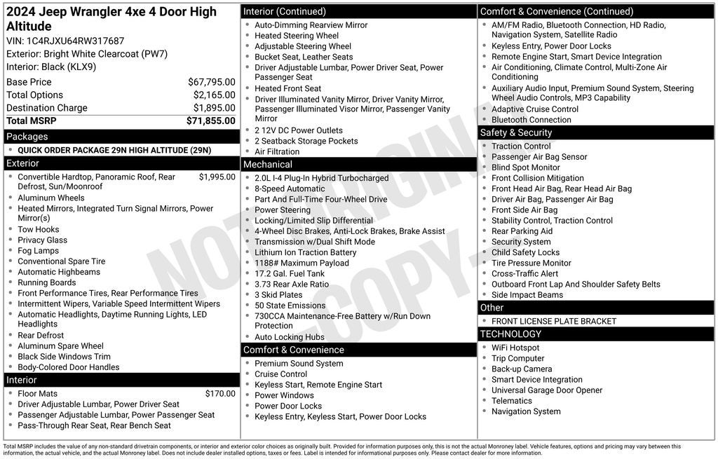 2024 Jeep Wrangler High Altitude 4xe