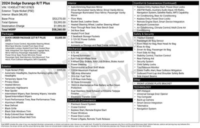 2024 Dodge Durango R/T Plus