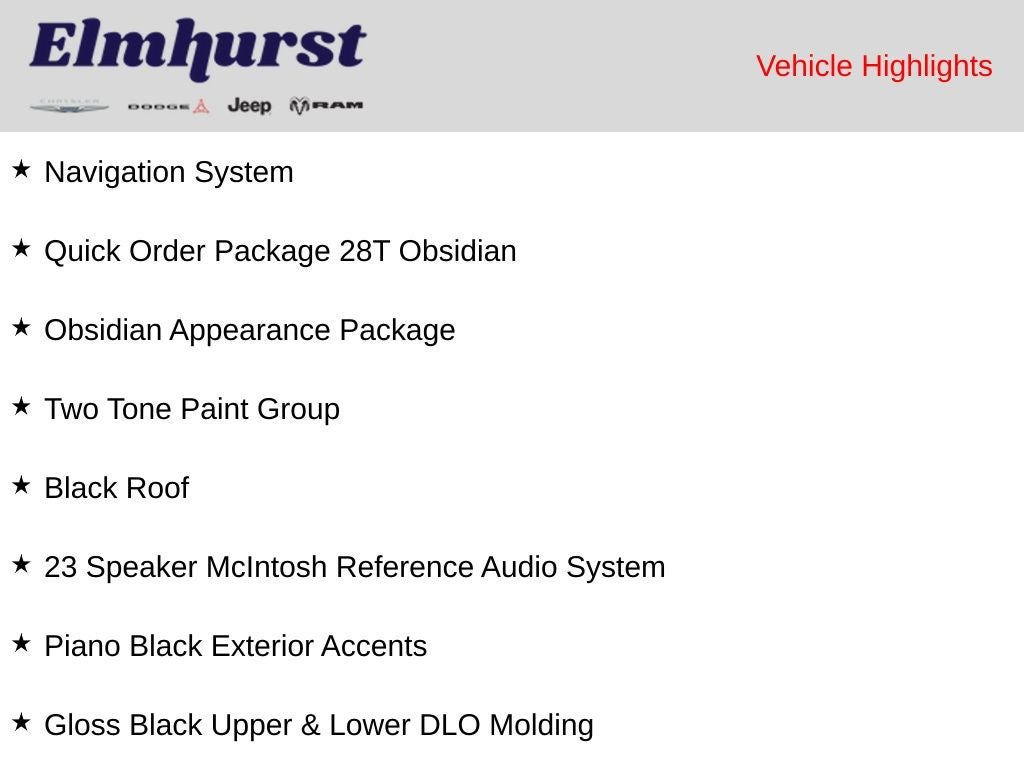 2024 Jeep Grand Wagoneer L Series II Obsidian