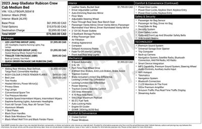 2023 Jeep Gladiator Base