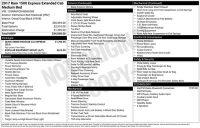 2017 RAM 1500 Express