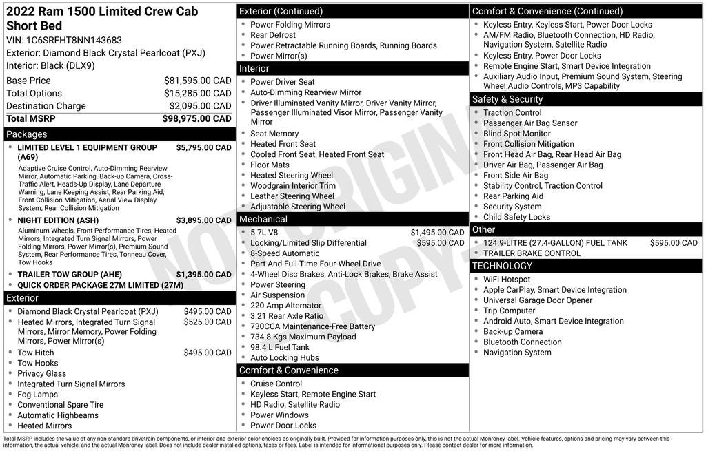 2022 RAM 1500 Base