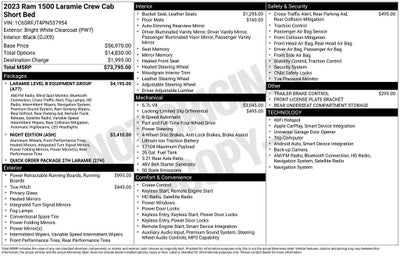 2023 RAM 1500 Laramie