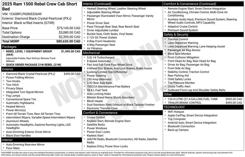 2025 RAM 1500 Base
