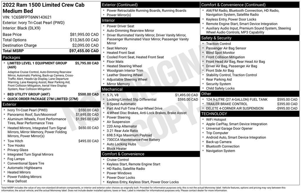 2022 RAM 1500 Base