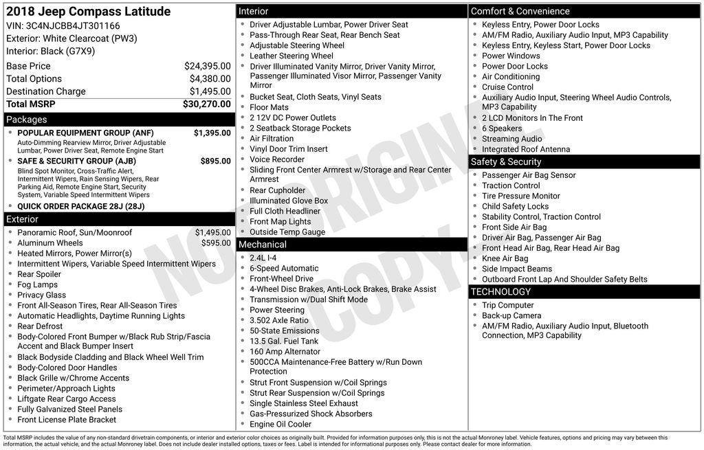 2018 Jeep Compass Latitude
