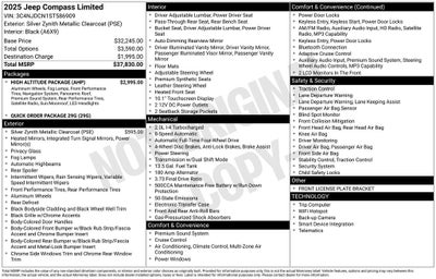 2025 Jeep Compass Limited