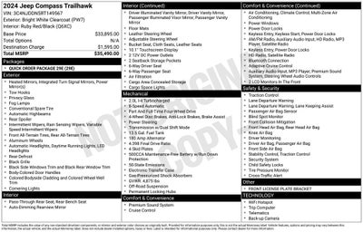 2024 Jeep Compass Trailhawk
