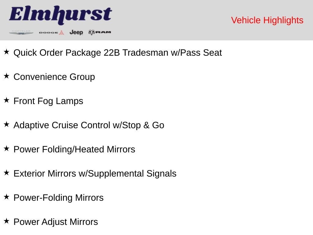2024 RAM ProMaster Cargo Van Base 136 WB