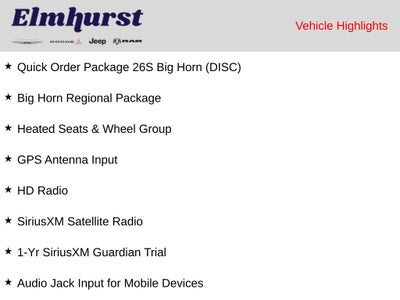 2018 RAM 1500 Big Horn