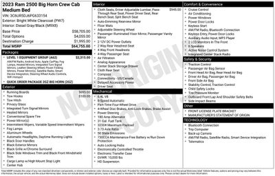 2023 RAM 2500 Big Horn