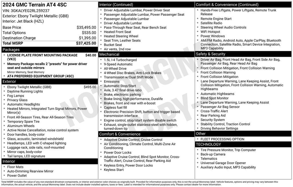 2024 GMC Terrain AT4