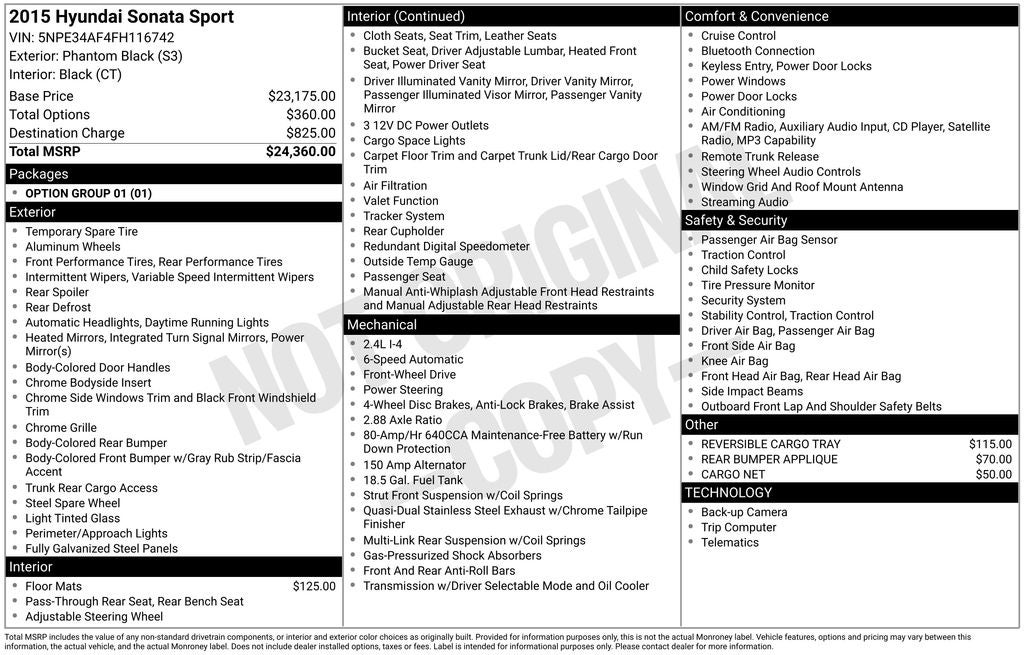 2015 Hyundai Sonata Sport