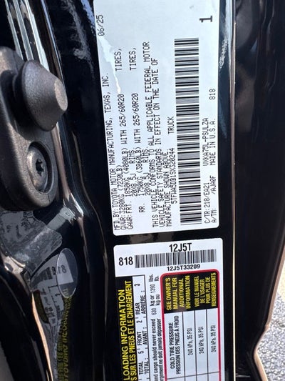 2025 Toyota Tundra Base