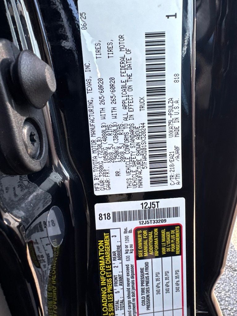 2025 Toyota Tundra Base