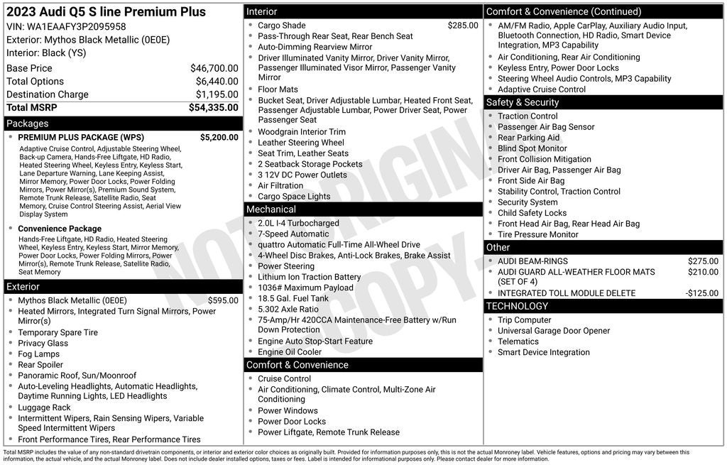 2023 Audi Q5 S line Premium Plus