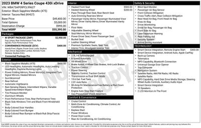 2023 BMW 4 Series 430i xDrive