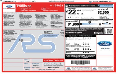 2017 Ford Focus RS