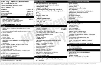 2019 Jeep Cherokee Latitude Plus