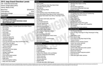 2013 Jeep Grand Cherokee Laredo