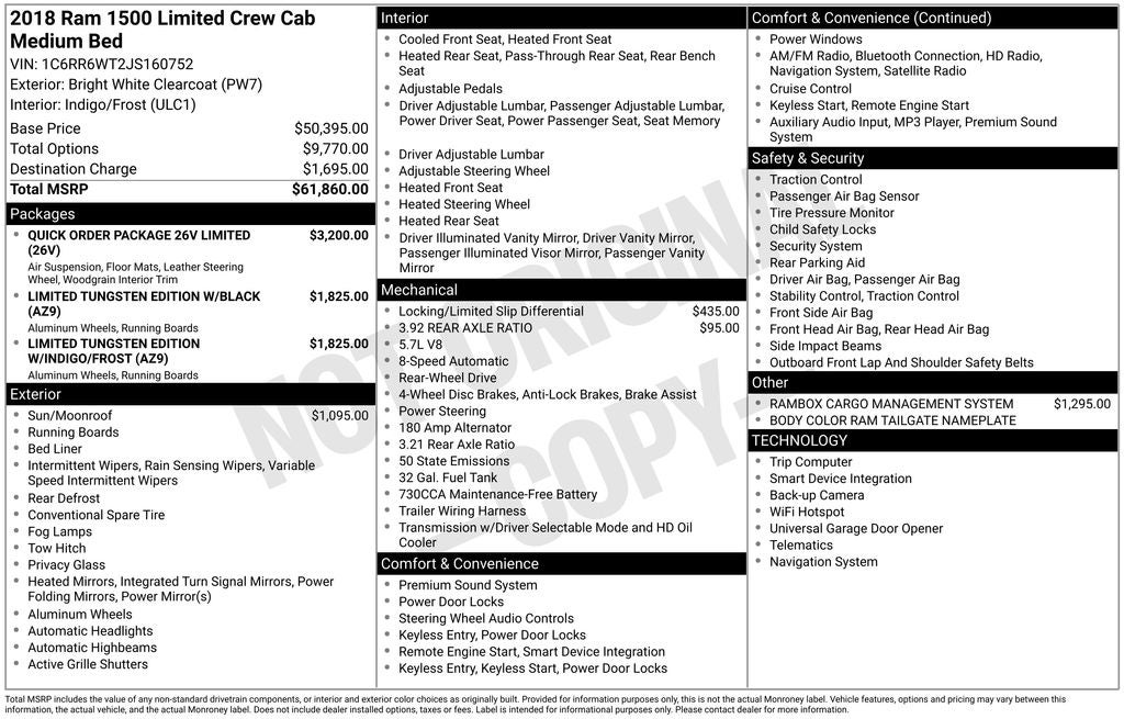 2018 RAM 1500 Laramie Longhorn