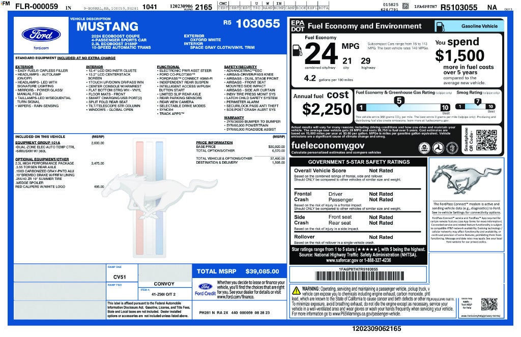 2024 Ford Mustang EcoBoost