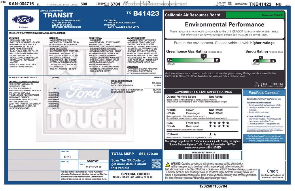 2026 Ford Transit-350 XL