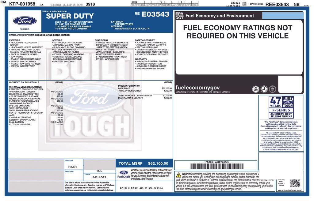 2024 Ford F-450SD XL DRW
