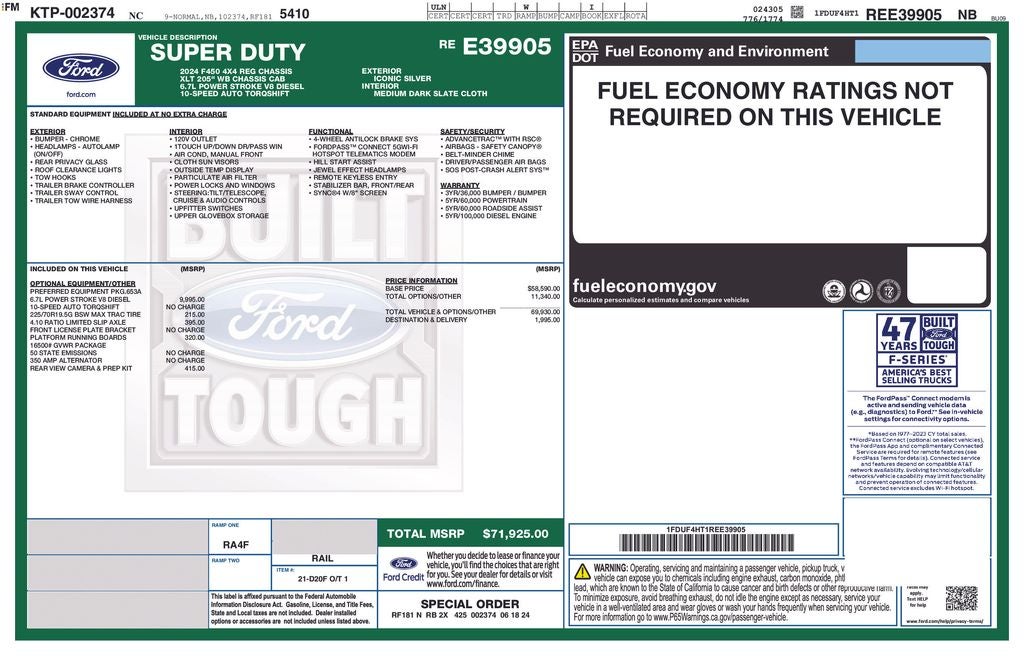 2024 Ford F-450SD XLT DRW