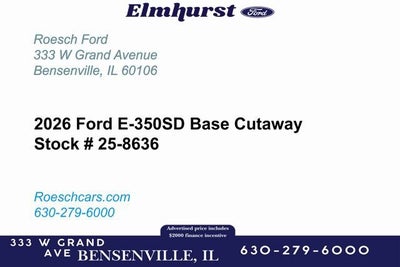2026 Ford E-350SD Base Cutaway