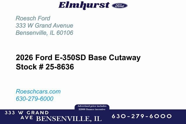 2026 Ford E-350SD Base Cutaway