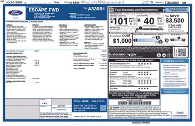 2026 Ford Escape Plug-In Hybrid Base