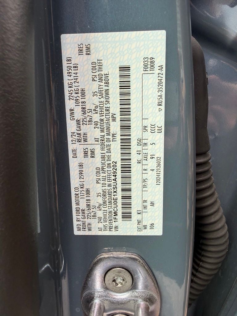 2025 Ford Escape Plug-In Hybrid Base