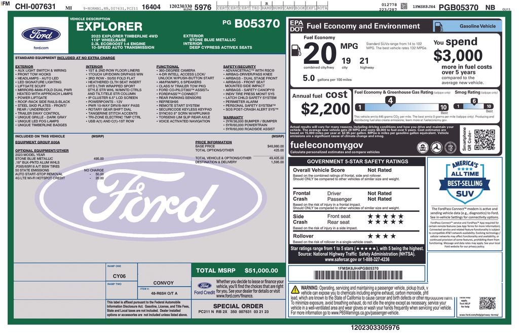 2023 Ford Explorer Timberline