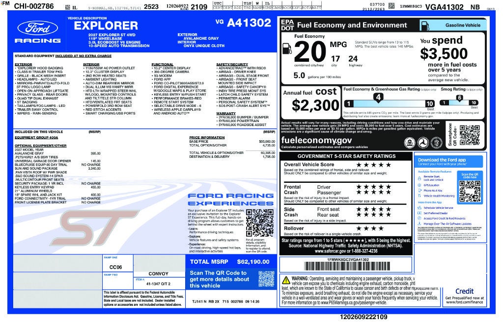 2027 Ford Explorer ST