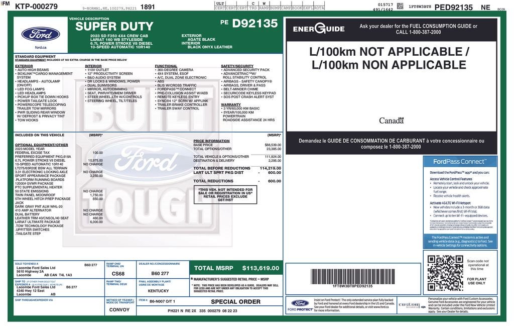 2023 Ford F-350SD Lariat