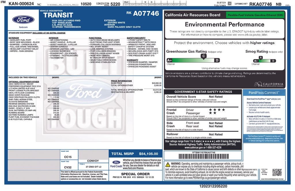2024 Ford Transit-350 Base